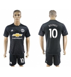 Manchester United #10 Rooney Away Soccer Club Jersey