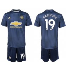 Manchester United #19 Rashford Third Soccer Club Jersey
