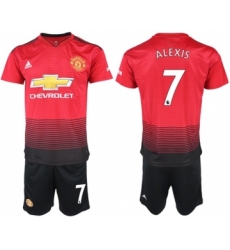 Manchester United #7 Alexis Home Soccer Club Jersey