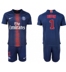 Paris Saint-Germain #1 Buffon Home Soccer Club Jersey