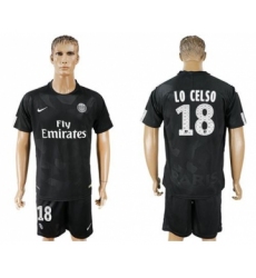 Paris Saint-Germain #18 Lo Celso Sec Away Soccer Club Jersey