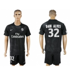 Paris Saint-Germain #32 Dani Alves Sec Away Soccer Club Jersey
