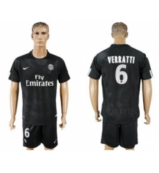 Paris Saint-Germain #6 Verratti Sec Away Soccer Club Jersey