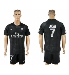 Paris Saint-Germain #7 Lucas Sec Away Soccer Club Jersey