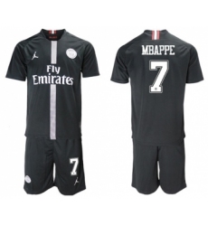 Paris Saint-Germain #7 Mbappe Home Jordan Soccer Club Jersey