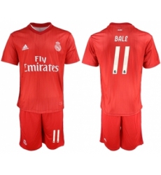 Real Madrid #11 Bale Third Soccer Club Jersey