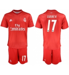 Real Madrid #17 Lucas V. Third Soccer Club Jersey