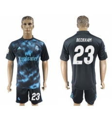 Real Madrid #23 Beckham Away Soccer Club Jersey