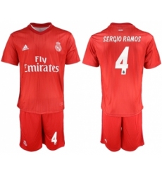 Real Madrid #4 Sergio Ramos Third Soccer Club Jersey