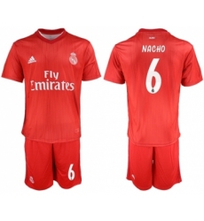 Real Madrid #6 Nacho Third Soccer Club Jersey