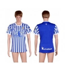 Real Sociedad Blank Home Soccer Club Jersey