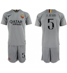 Roma #5 J.Jesus Away Soccer Club Jersey