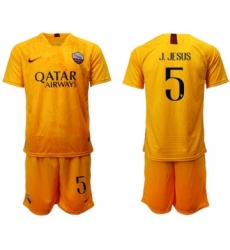 Roma #5 J.Jesus Third Soccer Club Jersey