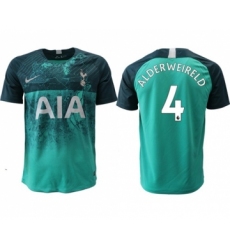 Tottenham Hotspur #4 Alderweireld Third Soccer Club Jersey