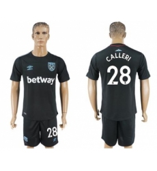 West Ham United #28 Calleri Away Soccer Club Jersey