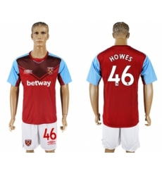 West Ham United #46 Howes Home Soccer Club Jersey