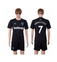 West Ham United #7 Arnautovic Away Soccer Club Jersey