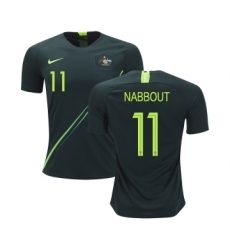 Australia #11 Nabbout Away Soccer Country Jersey