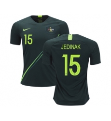 Australia #15 Jedinak Away Soccer Country Jersey