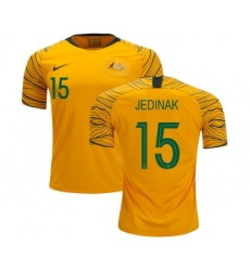 Australia #15 Jedinak Home Soccer Country Jersey