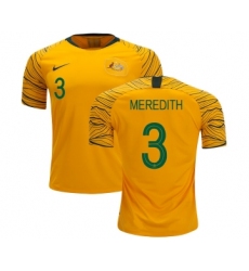 Australia #3 Meredith Home Soccer Country Jersey