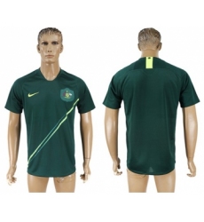 Australia Blank Away Soccer Country Jersey