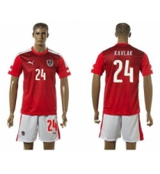 Austria #24 Kavlak Red Home Soccer Country Jersey