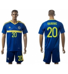 Bosnia Herzegovina #20 Hajrovic Home Soccer Country Jersey