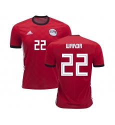 Egypt #22 Warda Red Home Soccer Country Jersey
