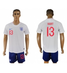 England #13 Hart Home Soccer Country Jersey