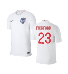 England #23 Pickford Home Thai Version Soccer Country Jersey