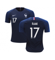 France #17 Rami Home Soccer Country Jersey