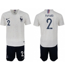 France #2 Pavard Away Soccer Country Jersey