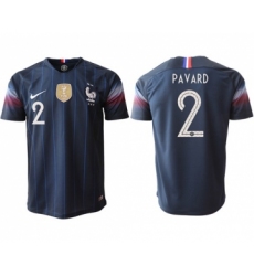 France #2 Pavard Home Thai Version Soccer Country Jersey