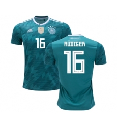 Germany #16 Rudiger Away Soccer Country Jersey