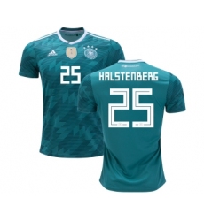 Germany #25 Halstenberg Away Soccer Country Jersey