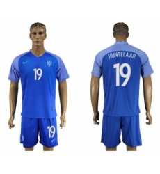 Holland #19 Huntelaar Away Soccer Country Jersey