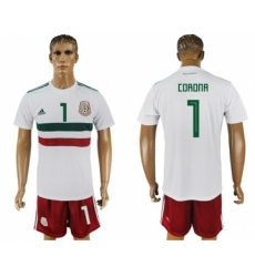 Mexico #1 Corona Away Soccer Country Jersey