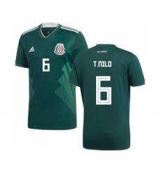 Mexico #6 T.Nilo Green Home Soccer Country Jersey