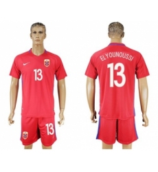 Norway #13 Elyounoussi Home Soccer Country Jersey