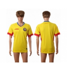 Romania Blank Home Soccer Country Jersey