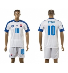 Slovakia #10 Stoch Home Soccer Country Jersey