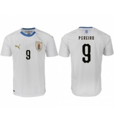Uruguay #9 Pereiro Home Soccer Country Jersey