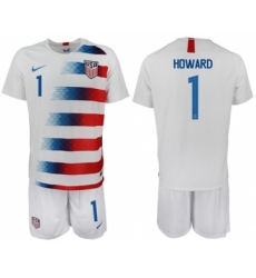 USA #1 Howard Home Soccer Country Jersey