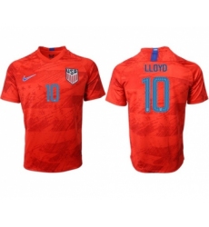 USA #10 Lloyd Away Soccer Country Jersey