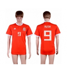 Wales #9 Rush Red Home Soccer Club Jersey