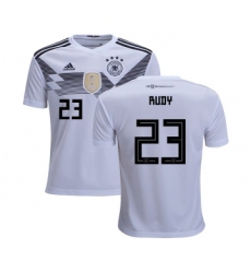 Germany #23 Rudy White Home Kid Soccer Country Jersey