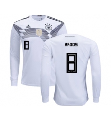 Germany #8 Kroos Home Long Sleeves Kid Soccer Country Jersey