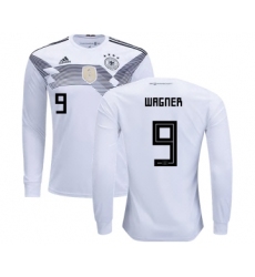 Germany #9 Wagner Home Long Sleeves Kid Soccer Country Jersey