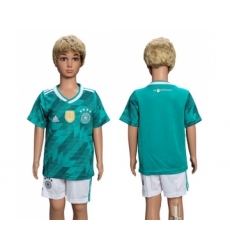 Germany Blank Away Kid Soccer Country Jersey